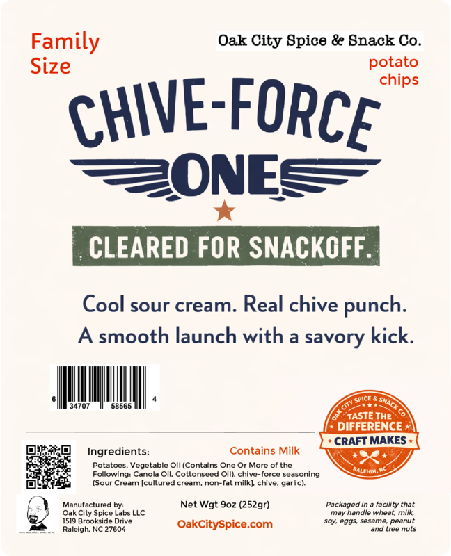 Chive-Force One Potato Chips