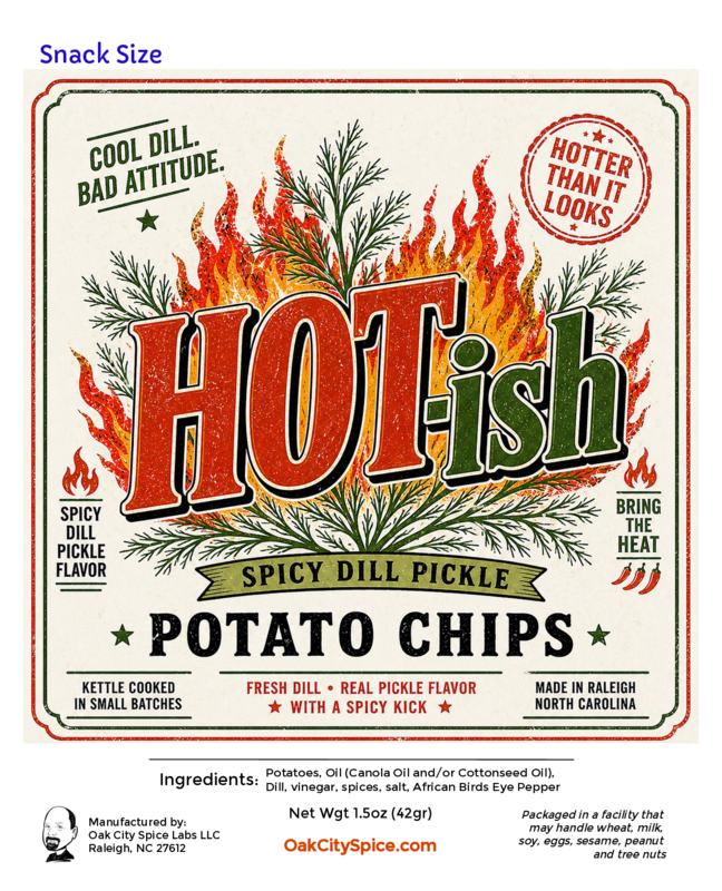 HOT-ish Potato Chips