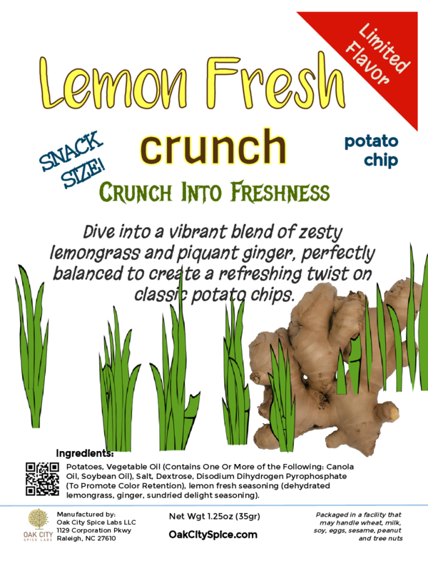 Lemon-Fresh Crunch Potato Chips 1.25oz