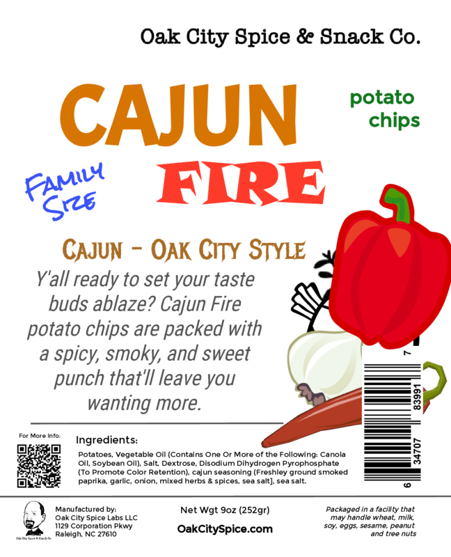 Cajun Fire Potato Chips