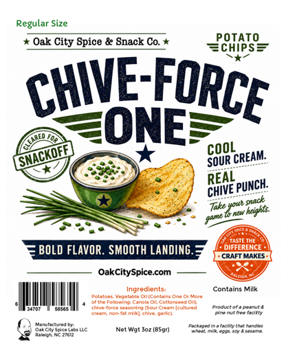 Chive-Force One Potato Chips