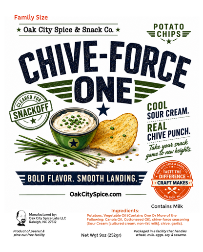 Chive-Force One Potato Chips