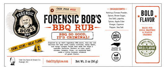 Forensic Bob's BBQ Dry Rub