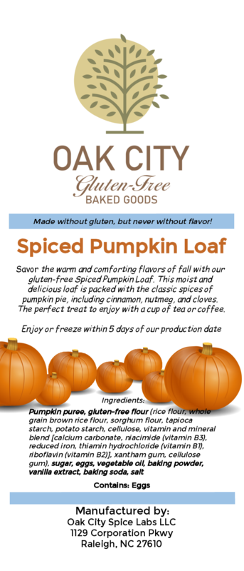 Pumpkin Bread - Gluten-Free